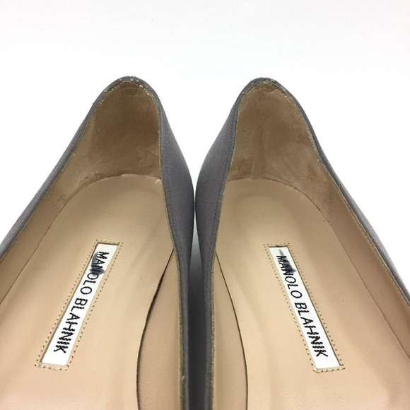 MANOLO BLAHNIK Hangisi Jeweled Pointy Toe … - Picture 7 of 13